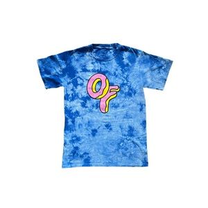 ODD FUTURE T-Shirt Small OF Blue Tie-Dye Tee OFWGKTA